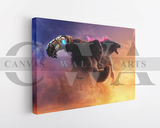 Godzilla x Kong The New Empire Poster Print