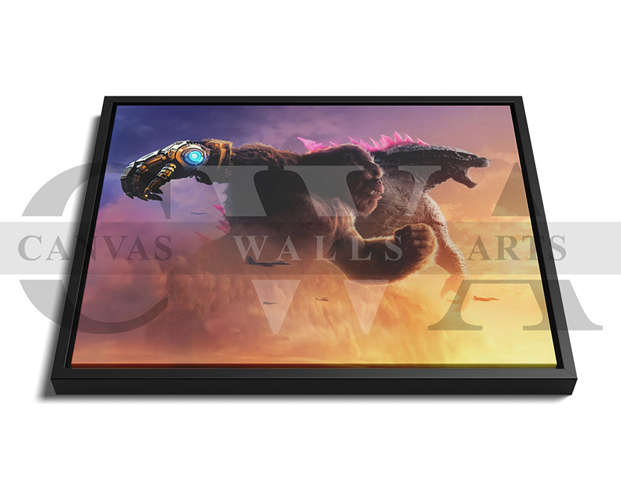 Godzilla x Kong The New Empire Poster Print