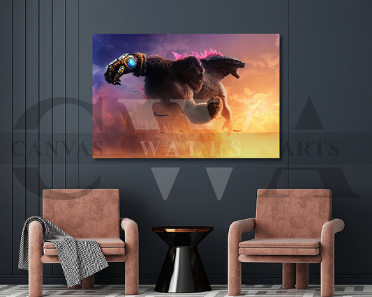 Godzilla x Kong The New Empire Poster Print