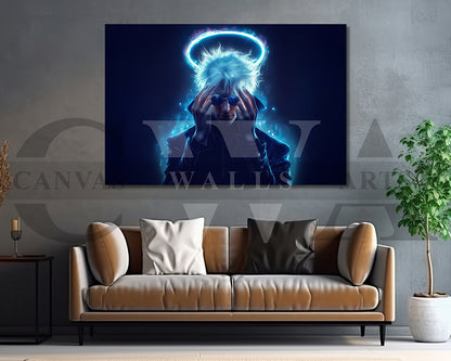 Gojo Satoru Shining Star Canvas Wall Art