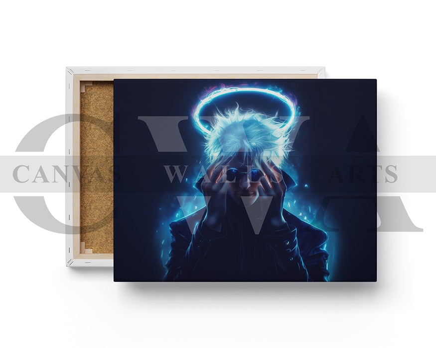 Gojo Satoru Shining Star Canvas Wall Art
