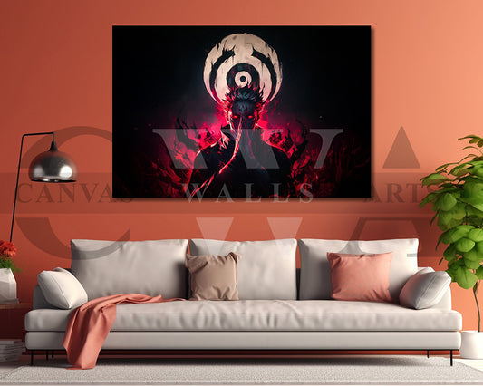 Gojo Satoru Six Eyes Canvas Wall Art