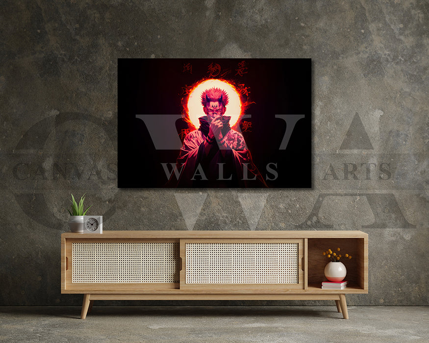 Gojo Unmatched Sorcery Canvas Wall Art