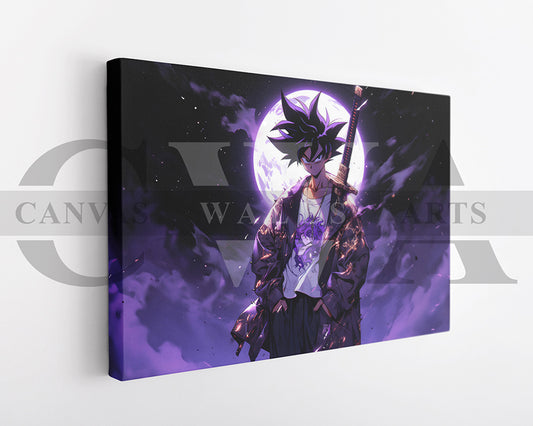 Goku Arrival In The Bleach Universe Canvas Wall Art