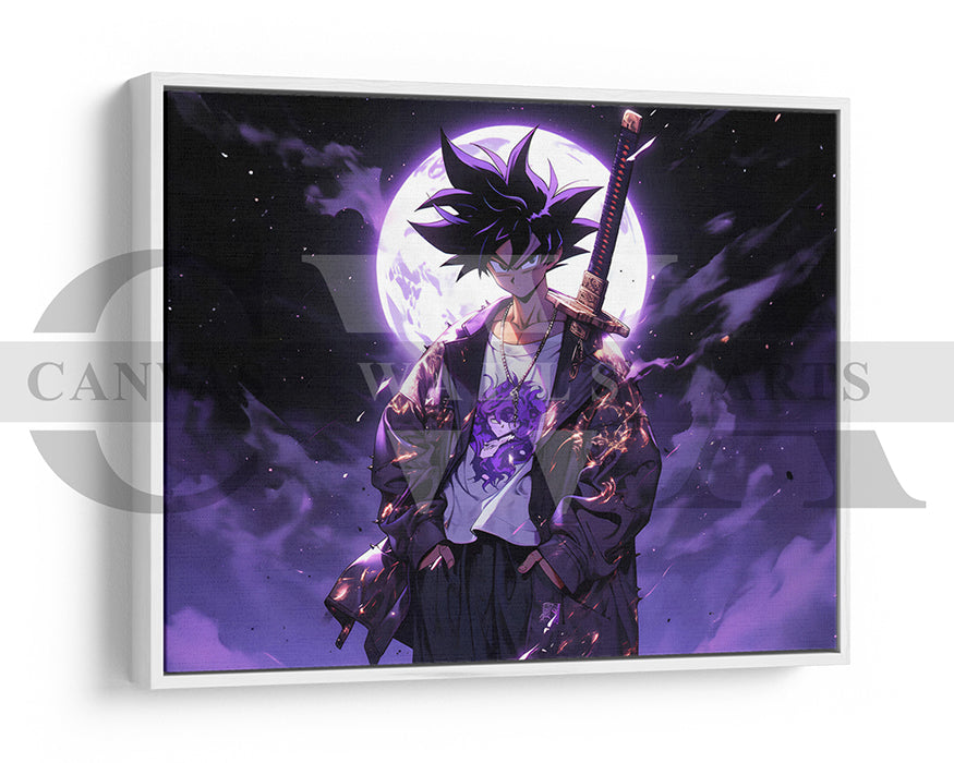 Goku Arrival In The Bleach Universe Canvas Wall Art