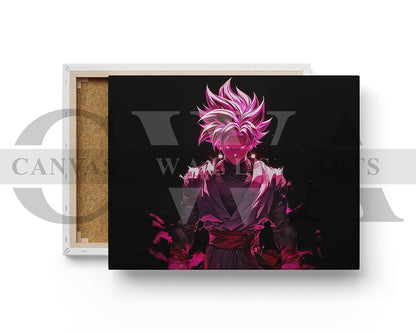 Goku Black Anime Canvas Wall Art