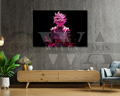 Goku Black Anime Canvas Wall Art