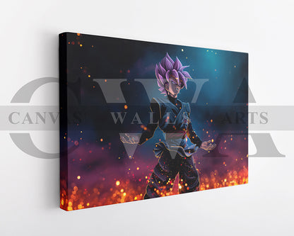 Goku Black Canvas Wall Art