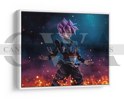 Goku Black Canvas Wall Art