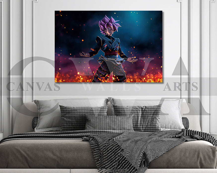 Goku Black Canvas Wall Art