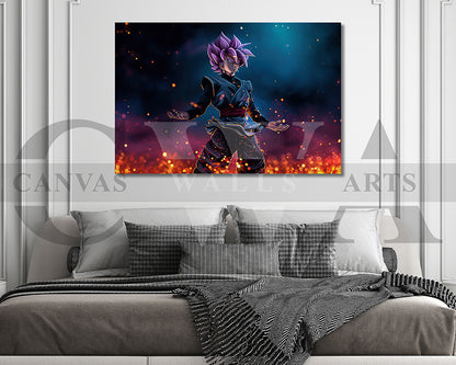 Goku Black Canvas Wall Art