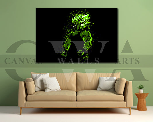 Goku Limitless Power Canvas Wall Art
