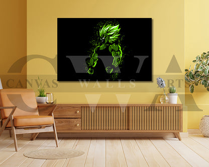 Goku Limitless Power Canvas Wall Art