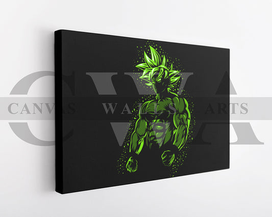 Goku Power Awakens Canvas Wall Art