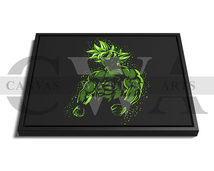 Goku Power Awakens Canvas Wall Art