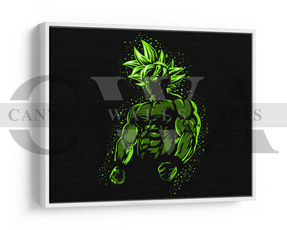 Goku Power Awakens Canvas Wall Art