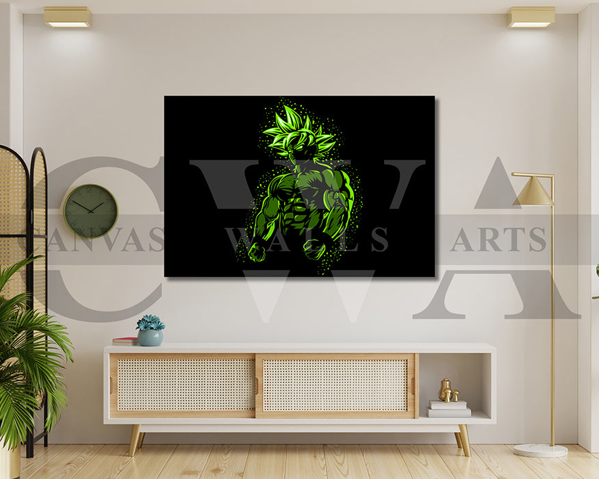 Goku Power Awakens Canvas Wall Art