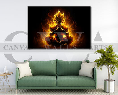 Goku Power Beyond Limits Canvas Wall Art