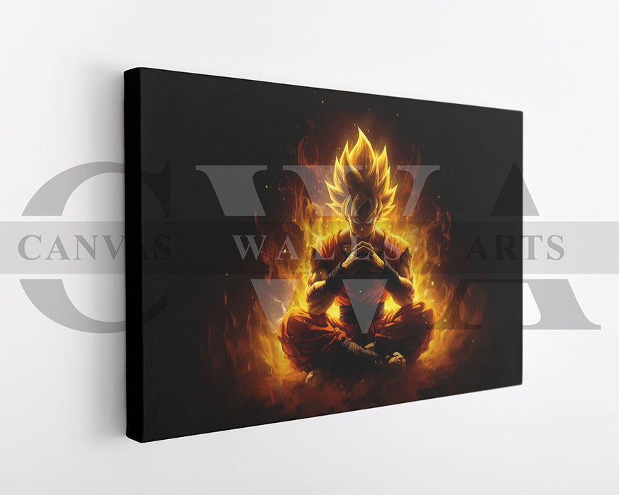 Goku Power Beyond Limits Canvas Wall Art