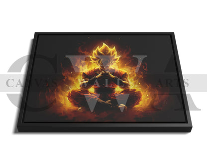 Goku Power Beyond Limits Canvas Wall Art
