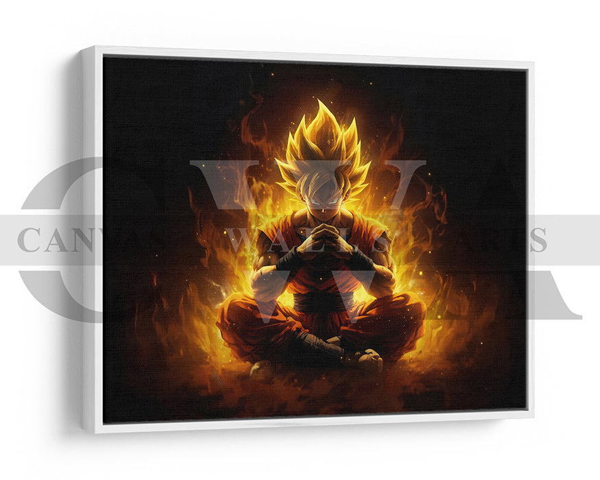 Goku Power Beyond Limits Canvas Wall Art
