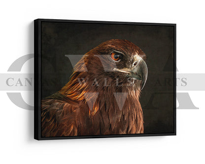 Golden Eagle Canvas Wall Art Bird Poster Print