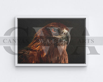 Golden Eagle Canvas Wall Art Bird Poster Print