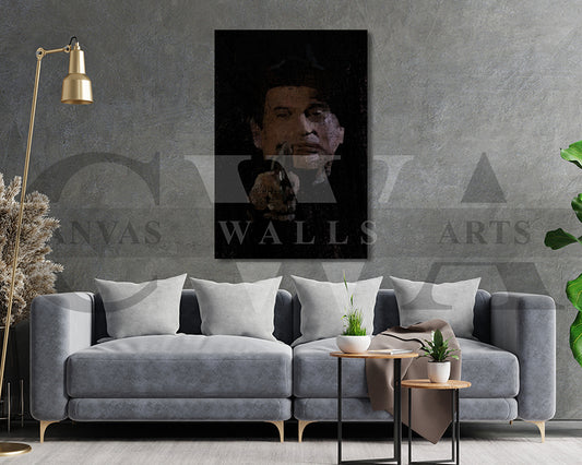 Goodfellas Canvas Wall Art Abstract Movie Poster