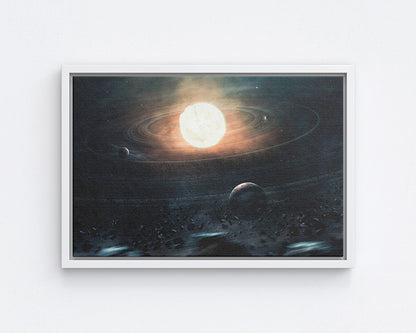 Gossamer Ring Canvas Wall Art Galaxy Art Print