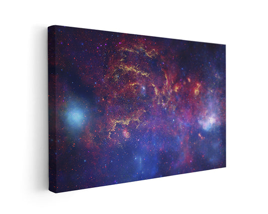 Great Observatories Combined Galaxy Canvas Wall Art