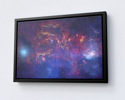 Great Observatories Combined Galaxy Canvas Wall Art