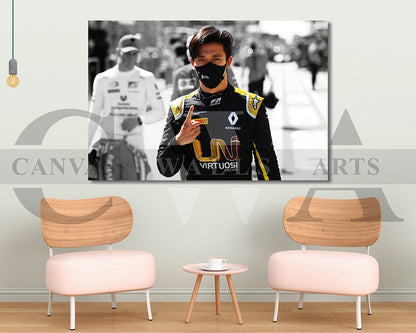 Guanyu Zhou Black & White Canvas Art F1 Canvas Wall Art