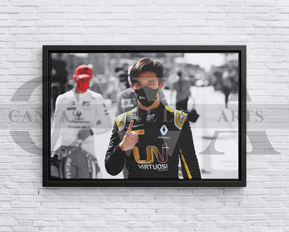Guanyu Zhou Black & White Canvas Art F1 Canvas Wall Art