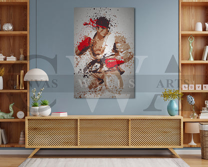 Hadouken Canvas Wall Art