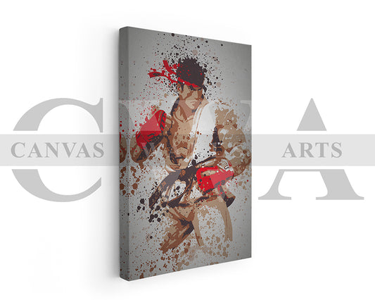 Hadouken Canvas Wall Art