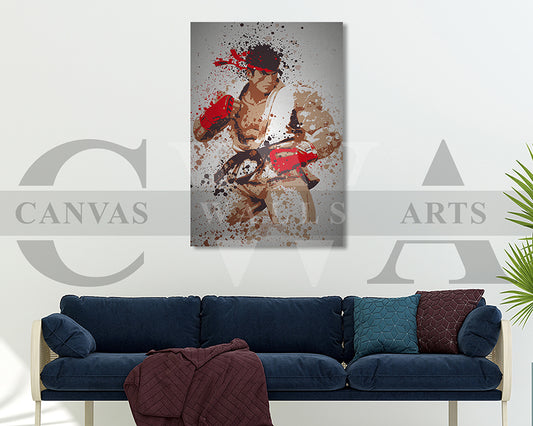 Hadouken Canvas Wall Art