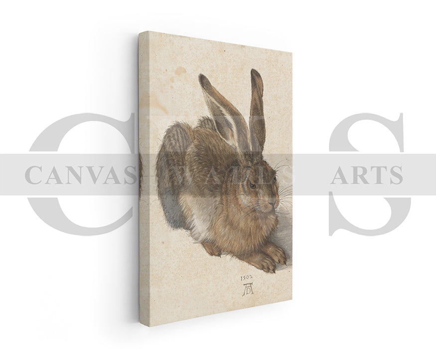 Hares by Albrecht Durer Painting Canvas Wall Art
