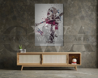 Harley Quinn Canvas Wall Art