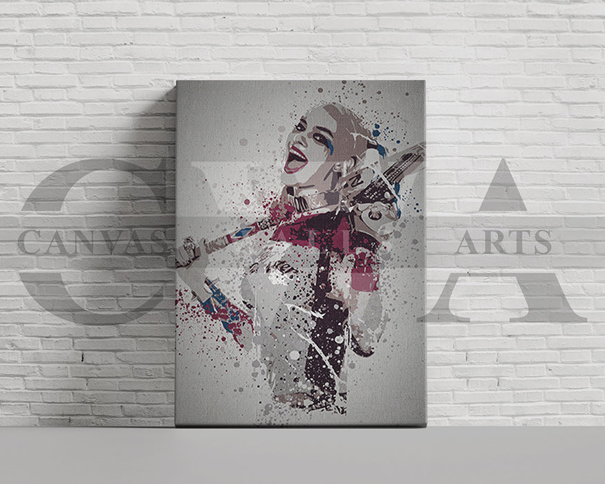 Harley Quinn Canvas Wall Art