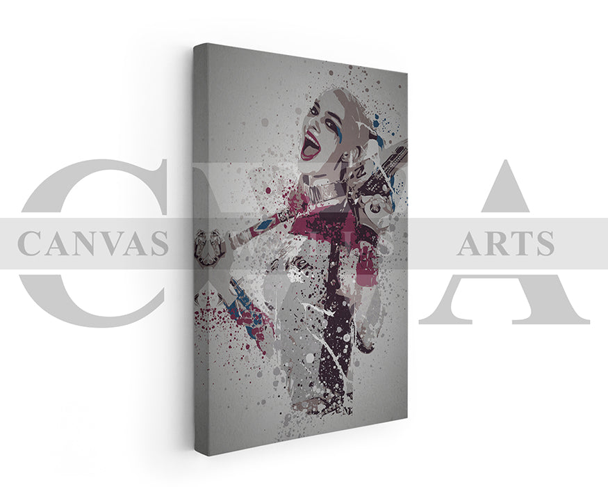 Harley Quinn Canvas Wall Art