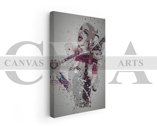 Harley Quinn Canvas Wall Art