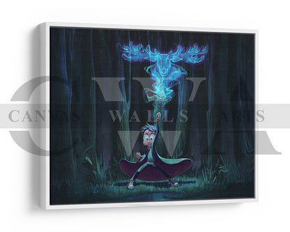Harry Potter Patronus Canvas Wall Art