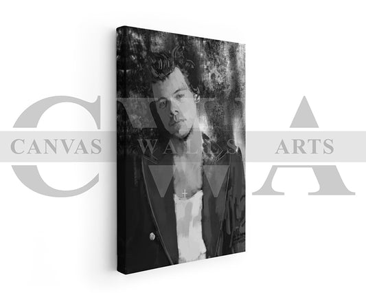 Harry Styles Canvas Wall Art Abstract Music Poster