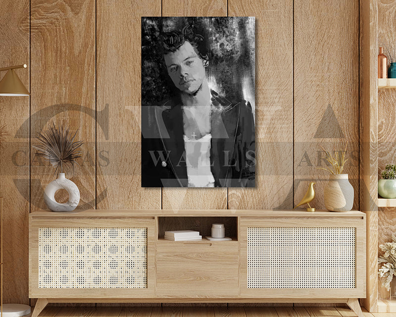 Harry Styles Canvas Wall Art Abstract Music Poster