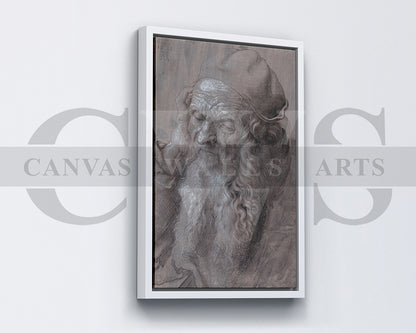 Head of an Old Man 1521 by Albrecht Durer Painting Canvas Wall Art