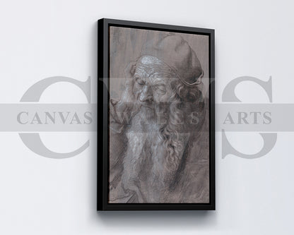Head of an Old Man 1521 by Albrecht Durer Painting Canvas Wall Art