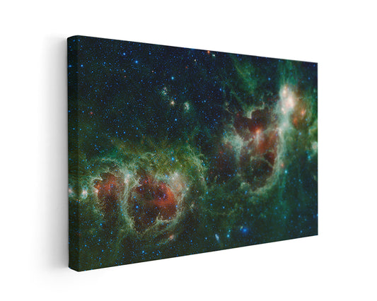 Heart and Soul Nebula Canvas Wall Art Galaxy Wall Decor