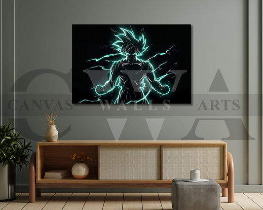 Hero Of Earth Goku Canvas Wall Art