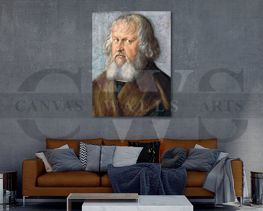 Hieronymus Holzschuher by Albrecht Durer Painting Canvas Wall Art