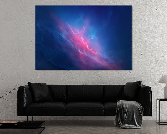Hot Pocket Canvas Wall Art Galaxy Poster Print Deep Space Nebula Decor
